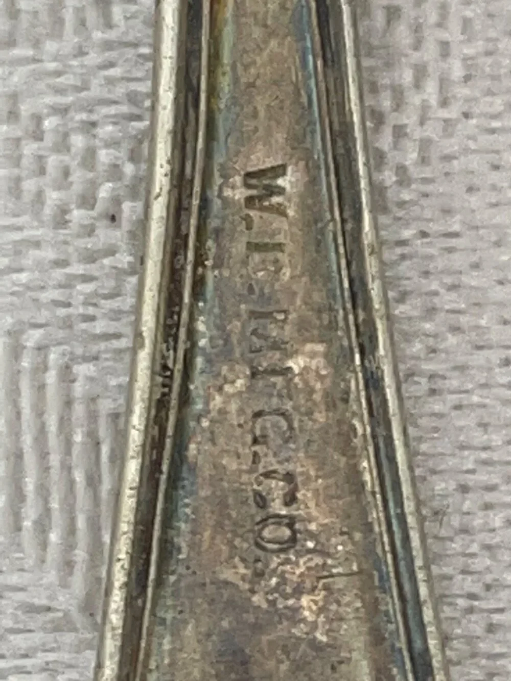 Childs Size Spoon and Fork Antique Elizabeth Silverplate 1918 Wm A. Rogers Mfg.
